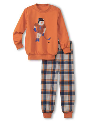 CALIDA Mini Boys Pyjama Toddlers Hockey smoked-paprika