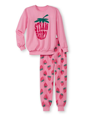 CALIDA Teen Girls Pyjama Erdbeeren begonia-pink