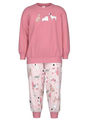 CALIDA Mini Girls Pyjama Dog strawberry-ice
