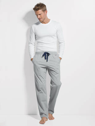 ISA Loungewear Pant lang grau-meliert