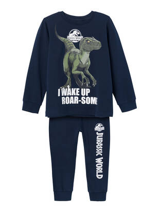 NAME IT Pyjama Jurassic World Dinosaurier dark-sapphire
